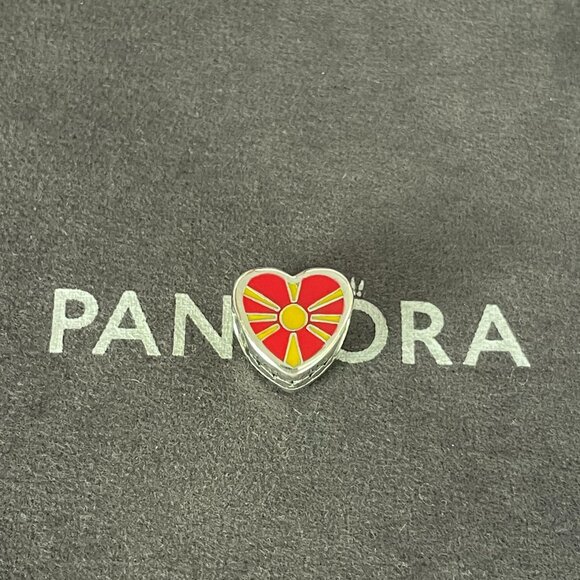 Pandora Macedonia Flag Exclusive Charm Bead - Picture 1 of 4